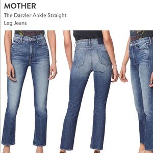 NEW! MOTHER Dazzler straight leg ankle jeans